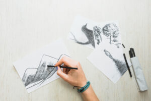dibujar a mano