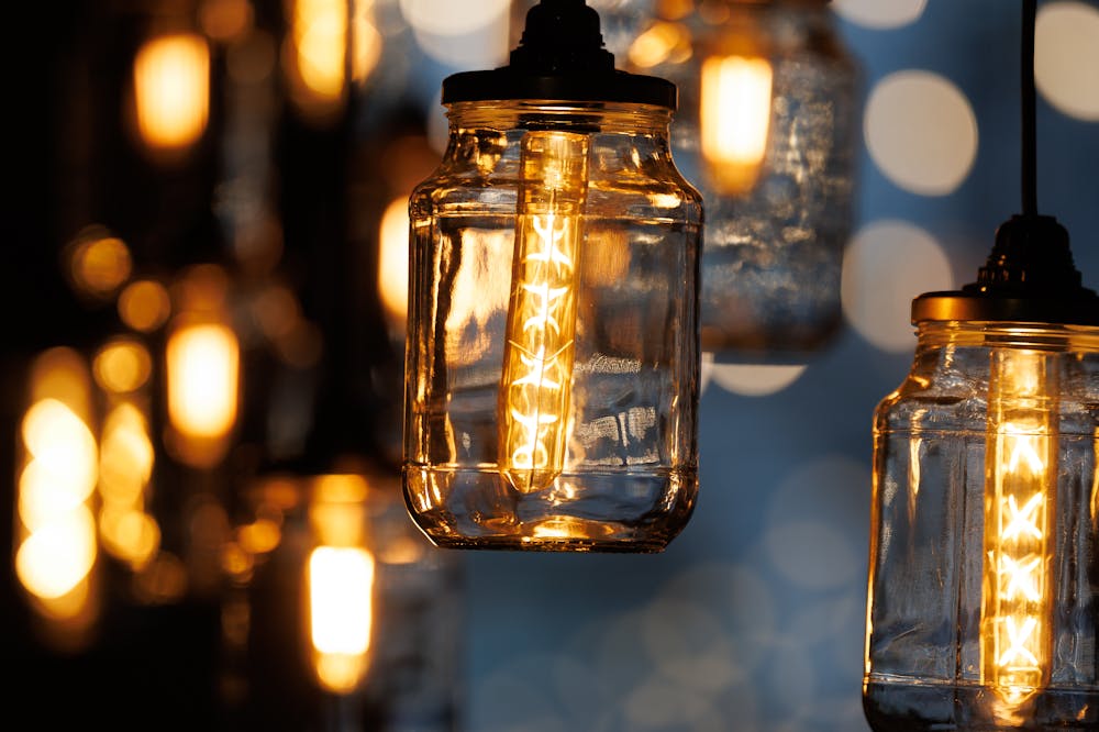 Lámparas DIY con tarros