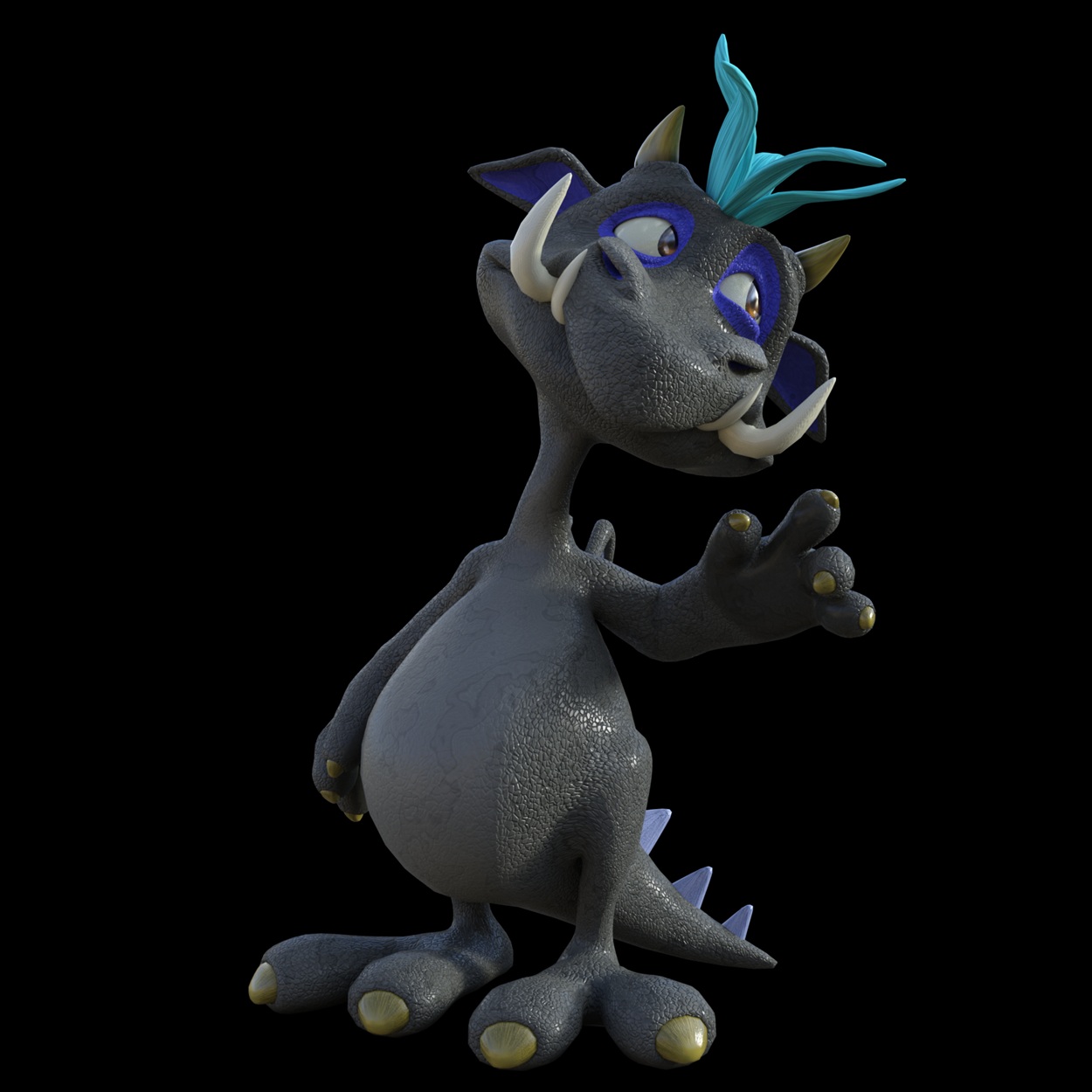 Arte digital de dragón